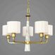 Palacio 5 Light 27 inch Vintage Gold Chandelier Ceiling Light, Design Series